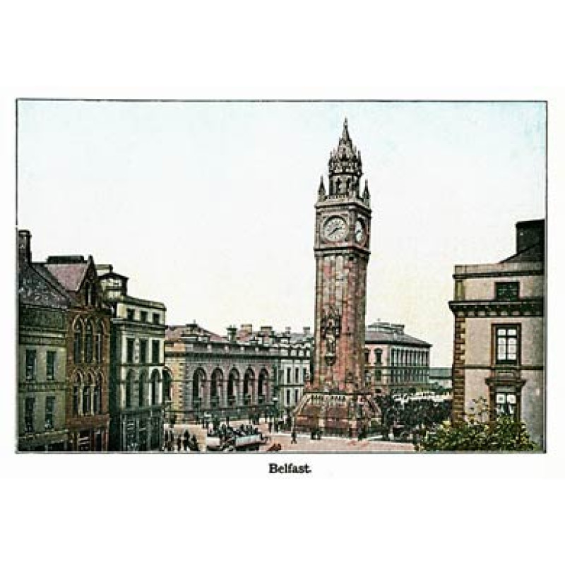 Albert Memorial Clock Tower, Belfast, 1910