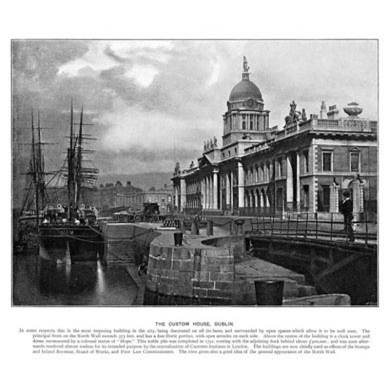 Custom House, Dublin, 1901