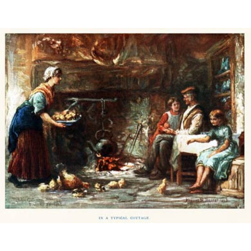 Irish Cottage Interior, 1903