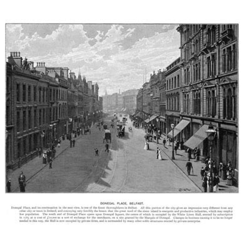 Donegal Place, Belfast, 1901