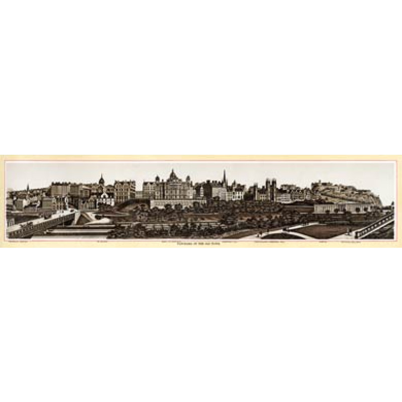 Edinburgh, Panorama of the Old Town