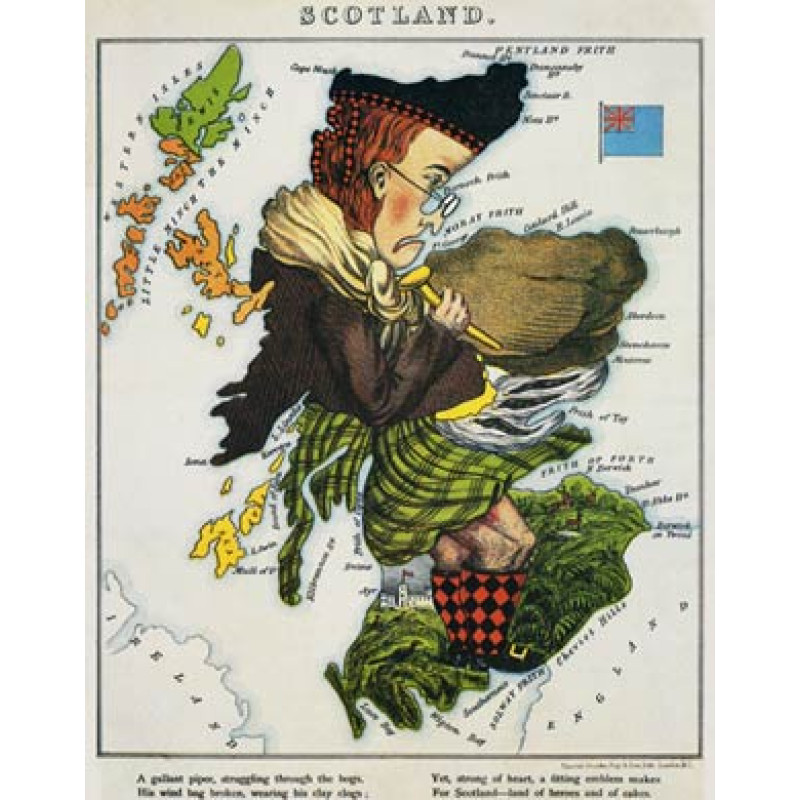 Humourous Map of Scotland
