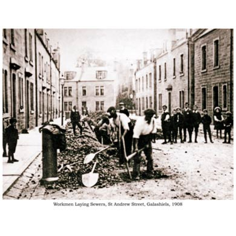 Laying Sewers, Galashiels, 1908
