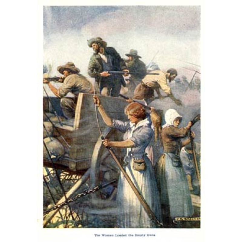 The Great Trek, Women Loading Guns, 1838