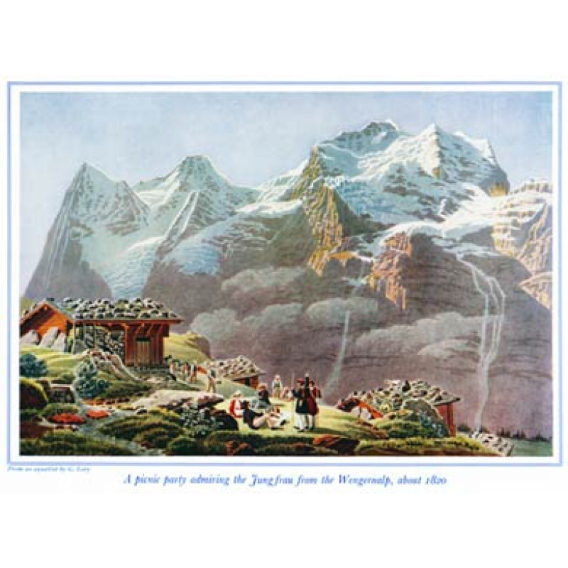 Jungfrau from the Wengernalp
