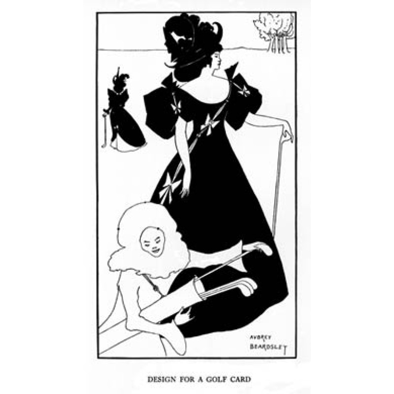Aubrey Beardsley, Golf Card