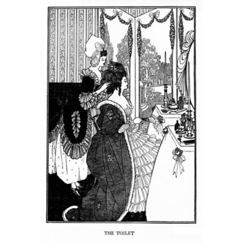 Aubrey Beardsley, The Rape of The Lock, The Toilet