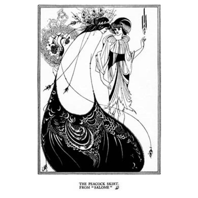Aubrey Beardsley, Salome, The Peacock Skirt