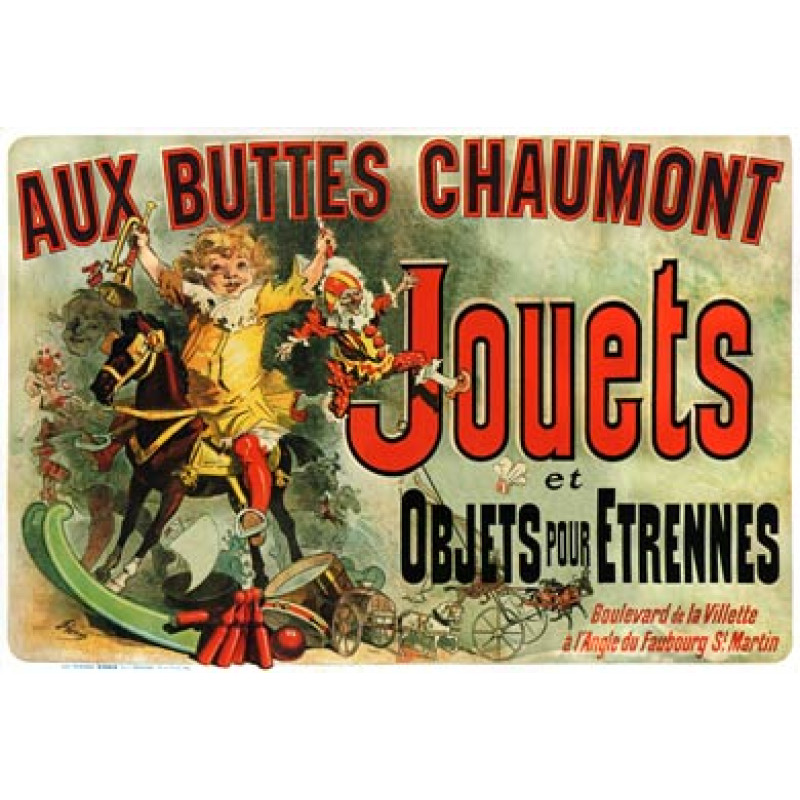 Cheret, Aux Buttes Chaumont, 1885