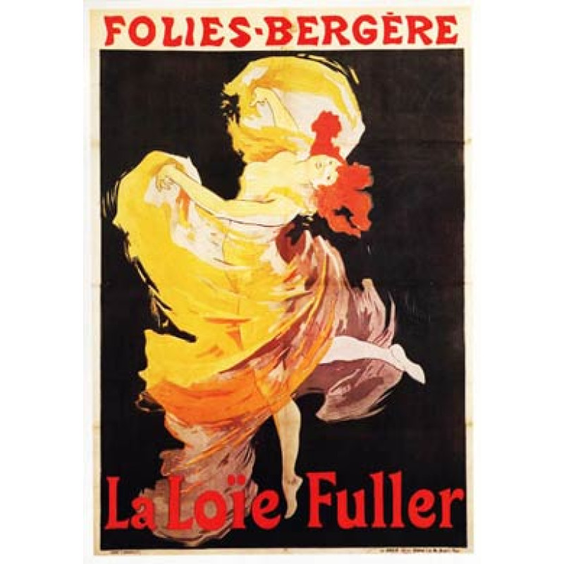 Cheret, Folies Bergeres, Loie Fuller, 1893