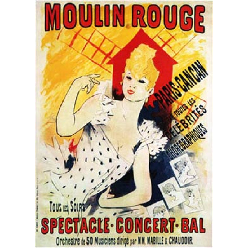 Cheret, Moulin Rouge, 1890