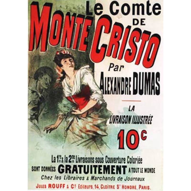 Cheret, Le Comte De Monte Cristo, 1885