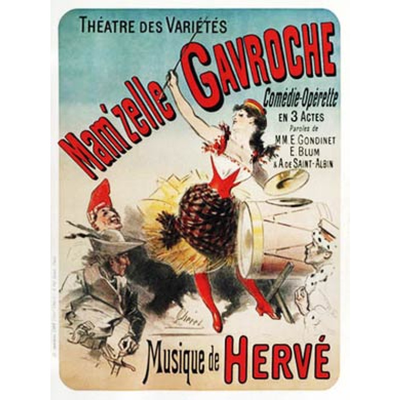 Cheret, Mamzelle Gavroche, 1885