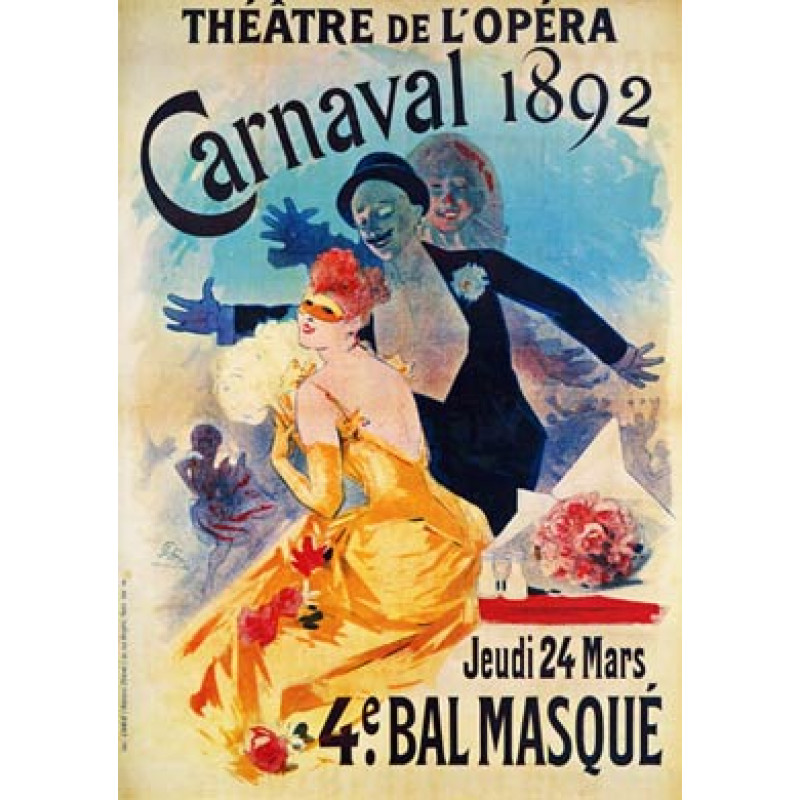 Cheret, Carnaval, 1892
