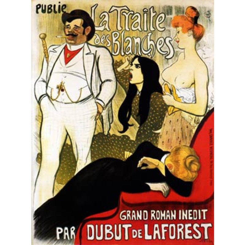 Steinlen, La Traite Des Blanches, 1900