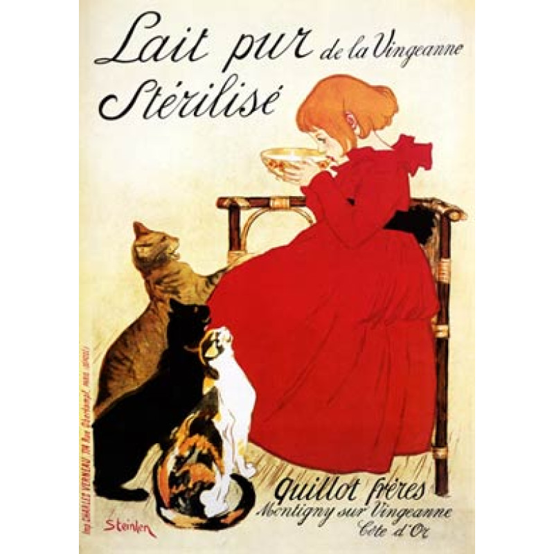 Steinlen, Lait Pur de la Vigeanne, 1894