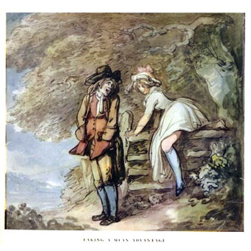 Rowlandson, Taking A Mean Advantage