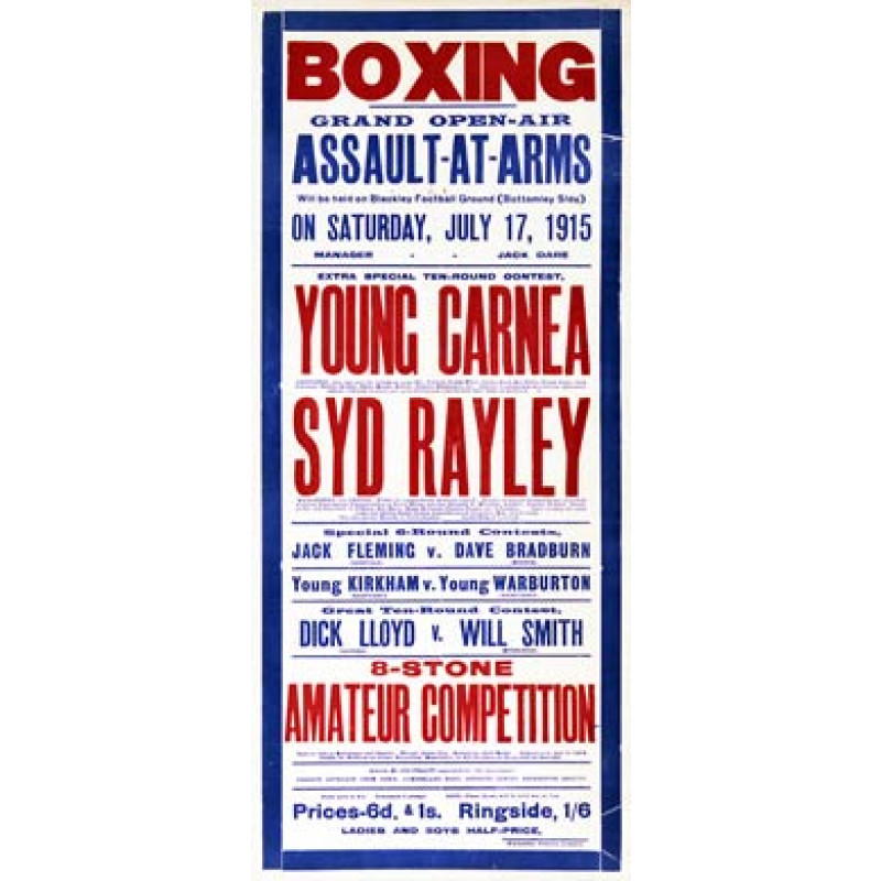 Young Carnea Boxing Poster