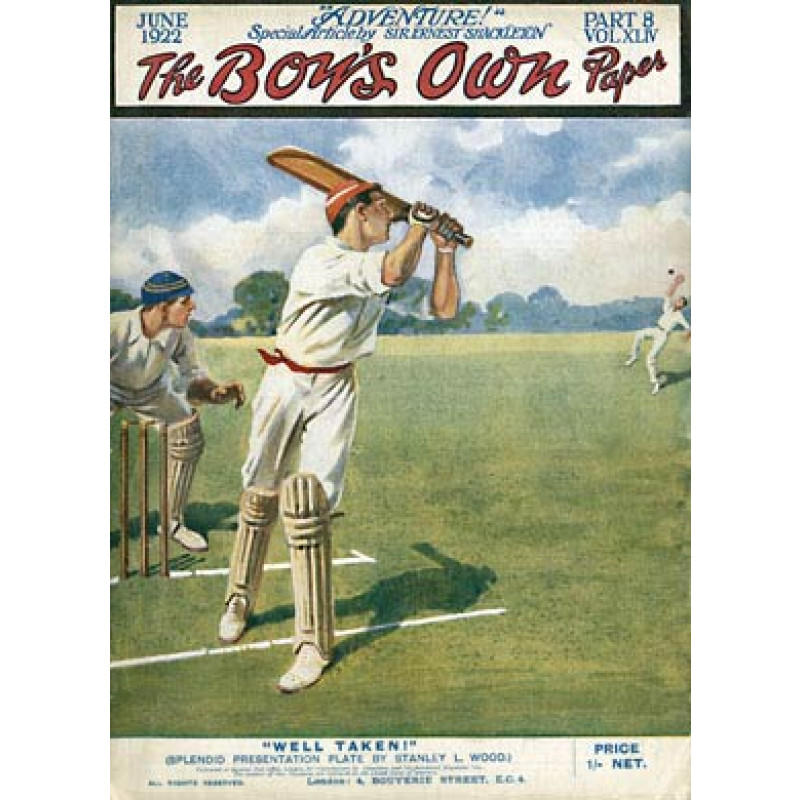 Boys Own Cricket, 1922