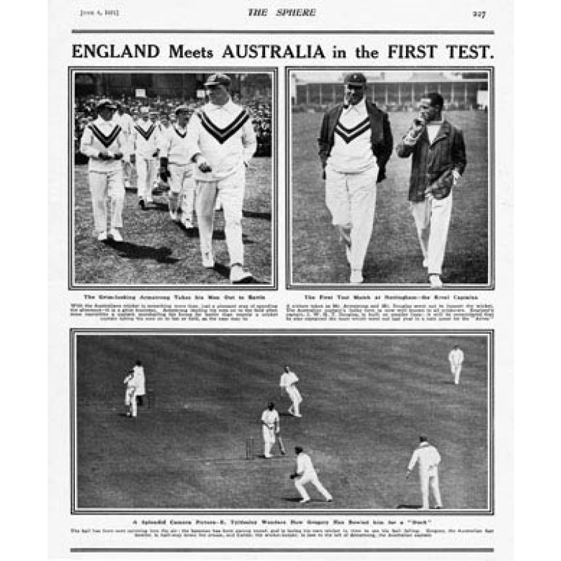 England v Australia, First Test, 1921
