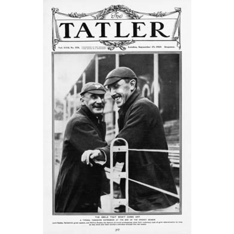 Lord Hawke and Wilfred Rhodes, 1908