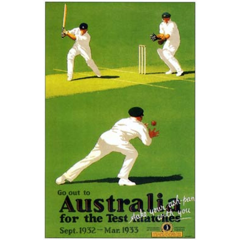 Go To Australia For The Tests, 1932