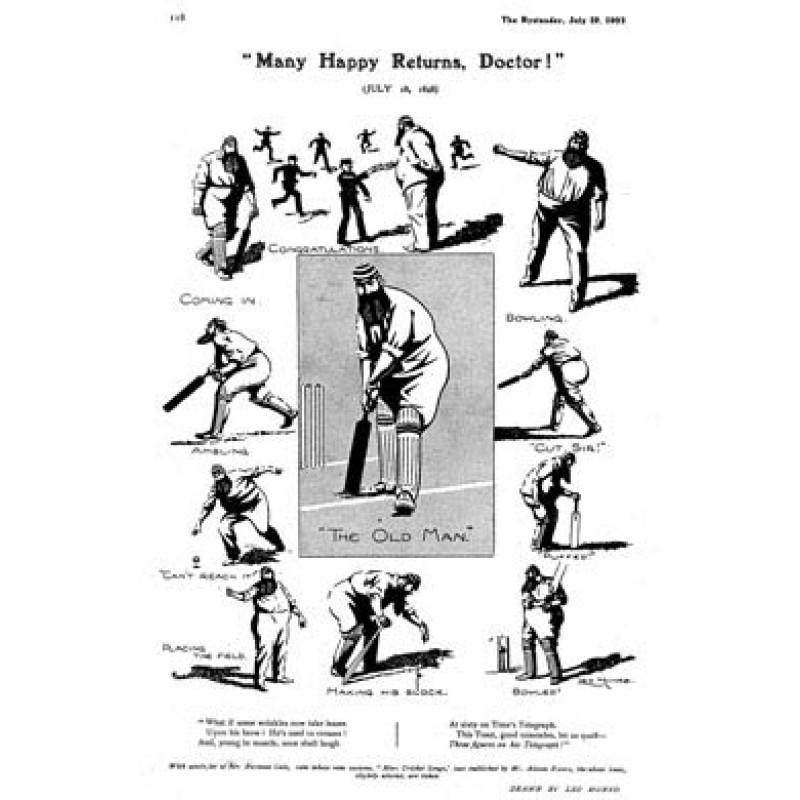Many Happy Returns, Dr WG Grace, 1905