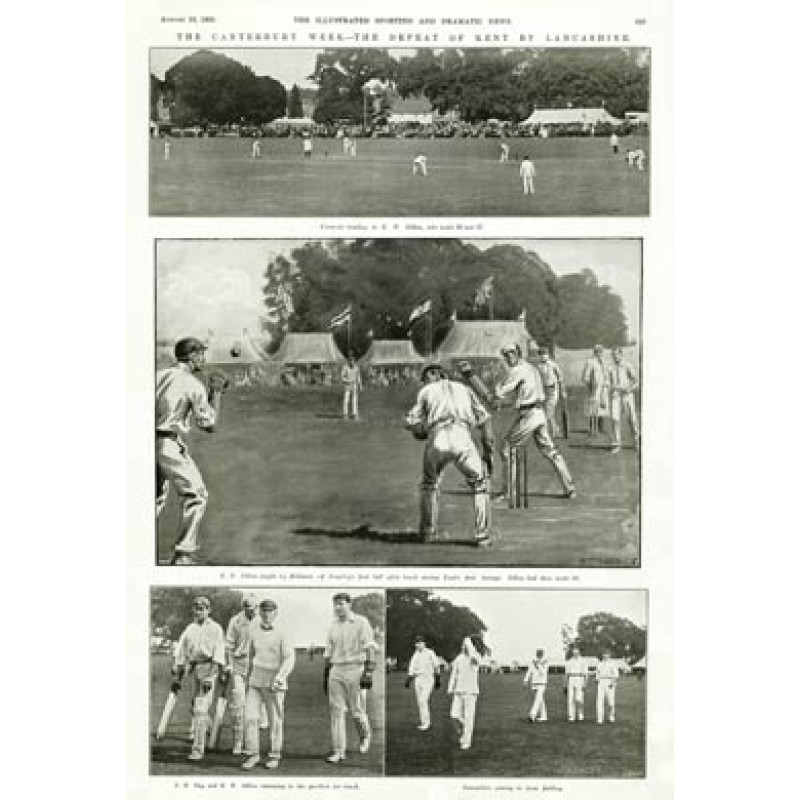 Kent play Lancashire, 1905