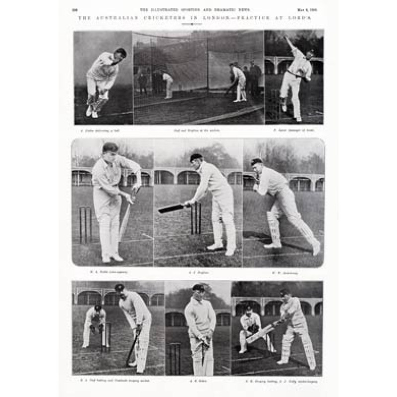 Australian Tourists Practice, 1905