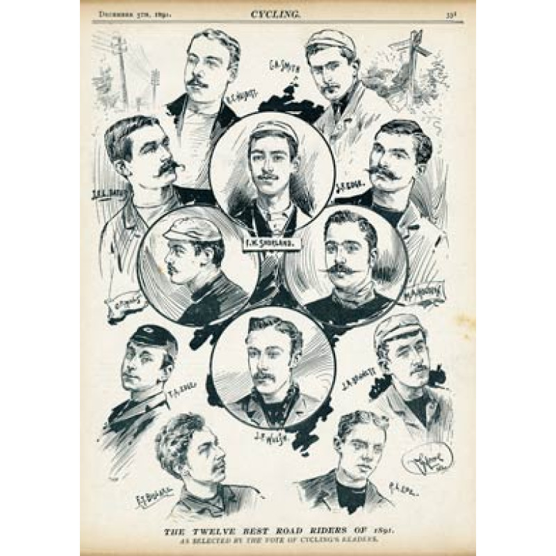 Cycling, Road Riders, 1891