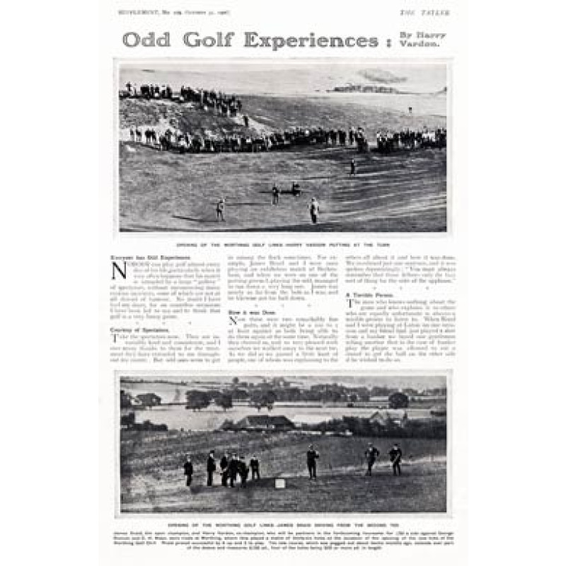 Vardon v Braid, Worthing, 1906