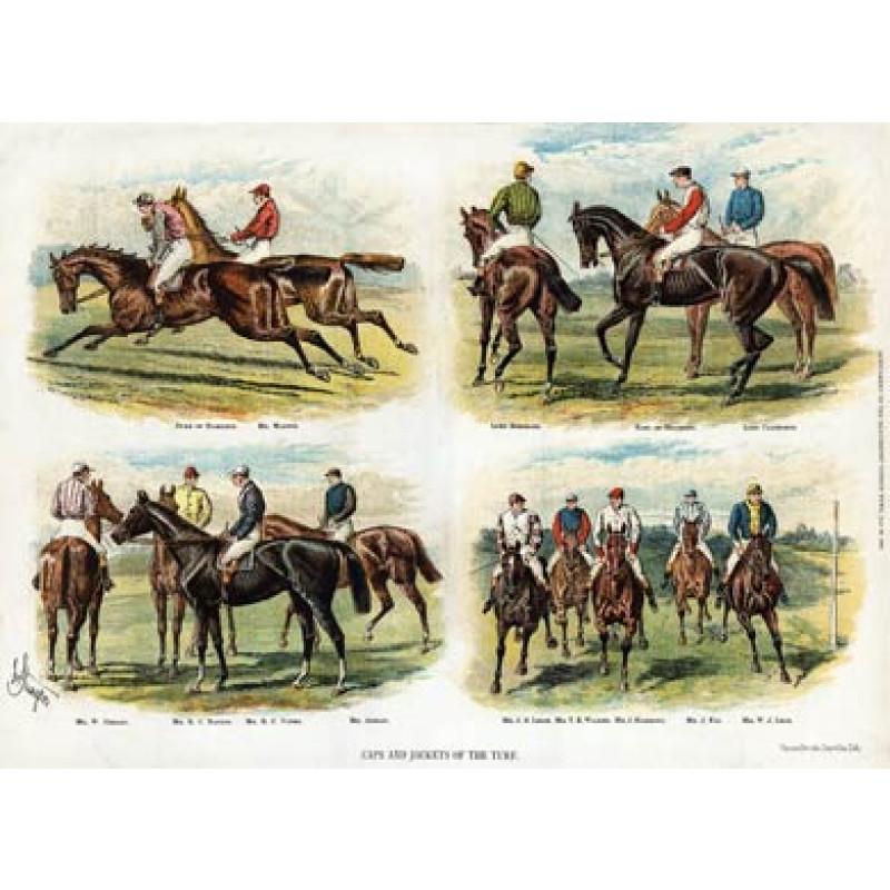 Caps & Jackets Of The Turf 1, 1886