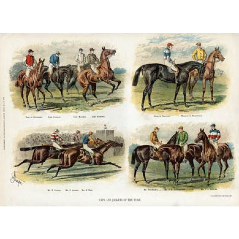 Caps & Jackets Of The Turf 2, 1886