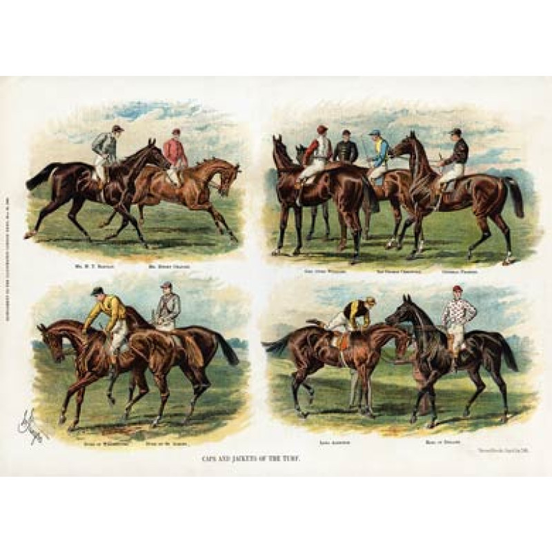 Caps & Jackets Of The Turf 3, 1886