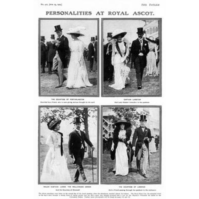 Personalities At Royal Ascot, 1909