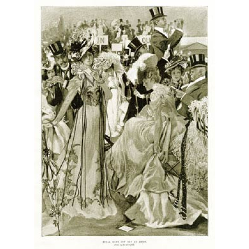 Royal Hunt Cup Day At Ascot, 1900