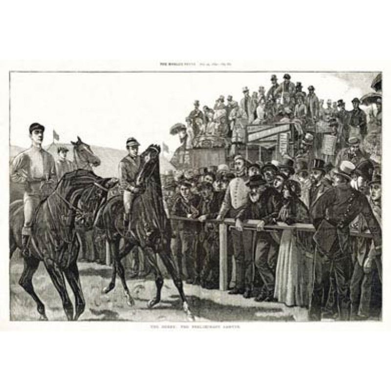 The Derby, Preliminary Canter, 1884