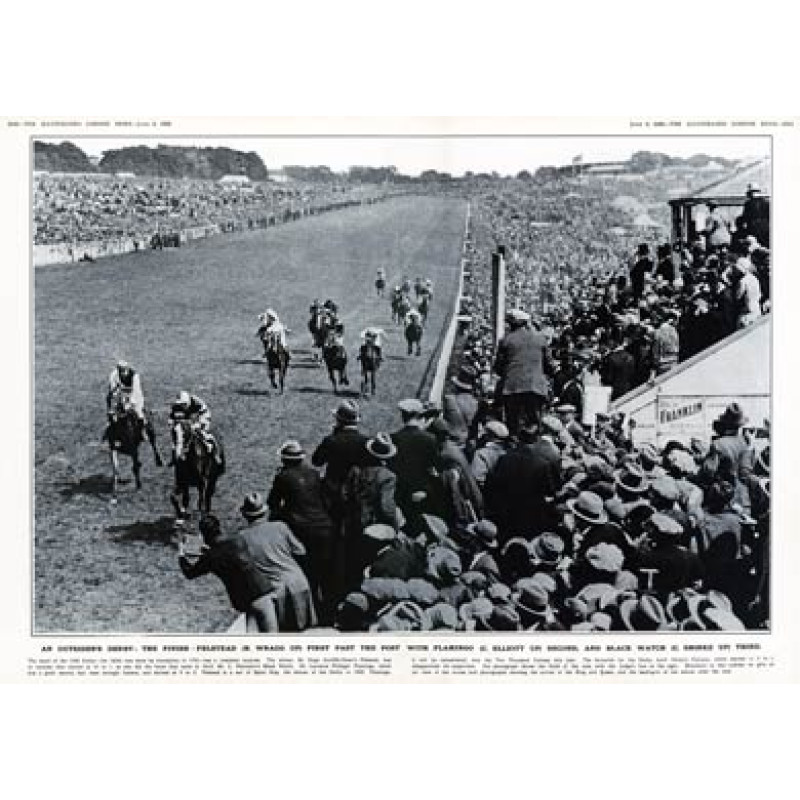 The Finish Of The Derby, 1928
