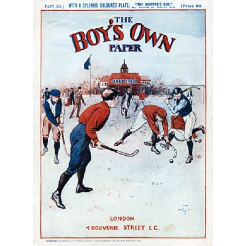Boys Own Hockey 1908