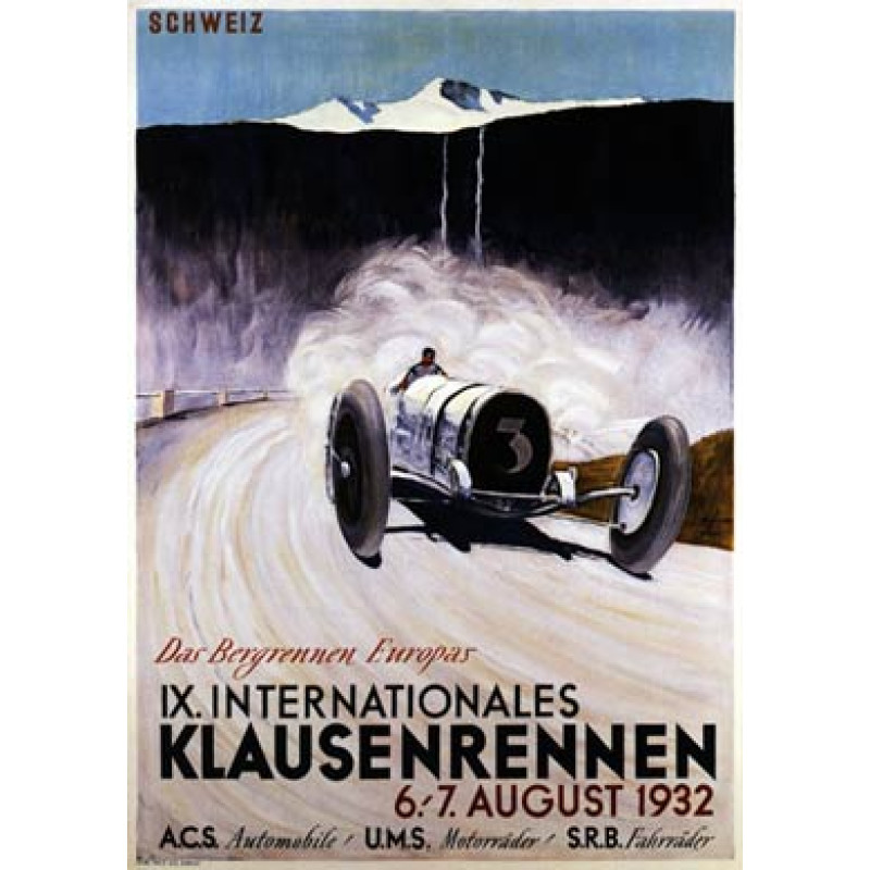 Klausenrennen Motor Race, 1932