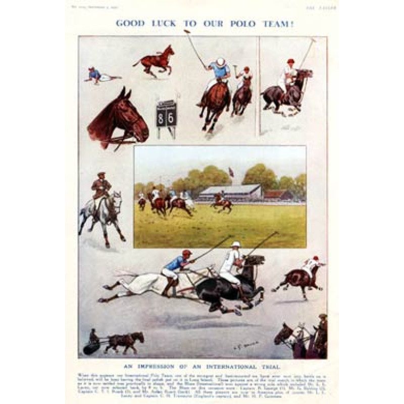 Good Luck To Our Polo Team, 1930