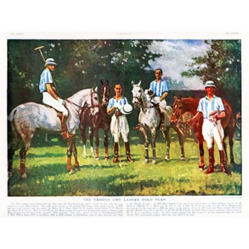 17th Lancer Polo Team, 1927