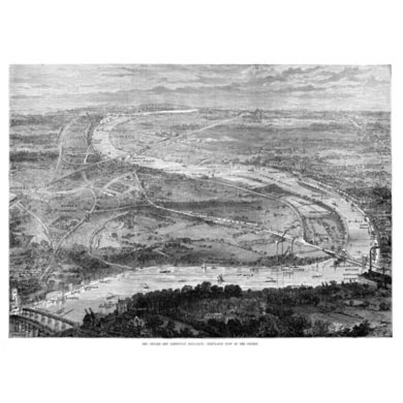 Boat Race Course, 1875