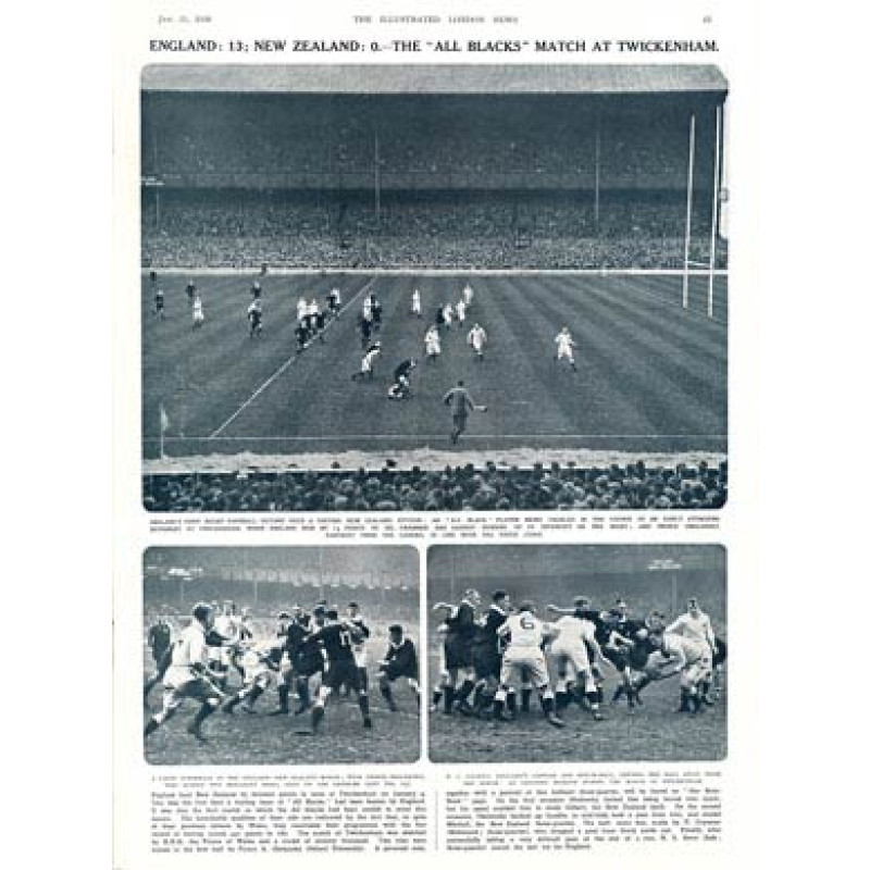 England Beat NZ, 1936