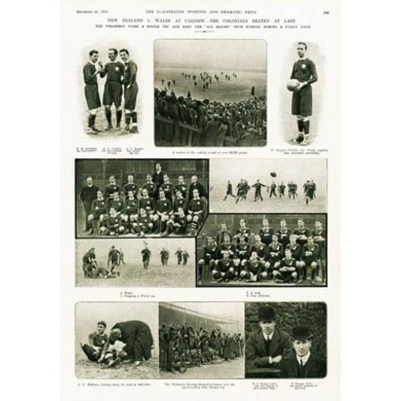 Wales Beat The All Blacks, 1905