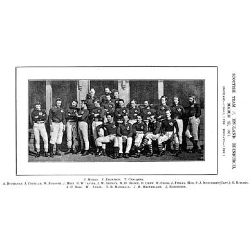 Scotland's First Rugby Team, 1871