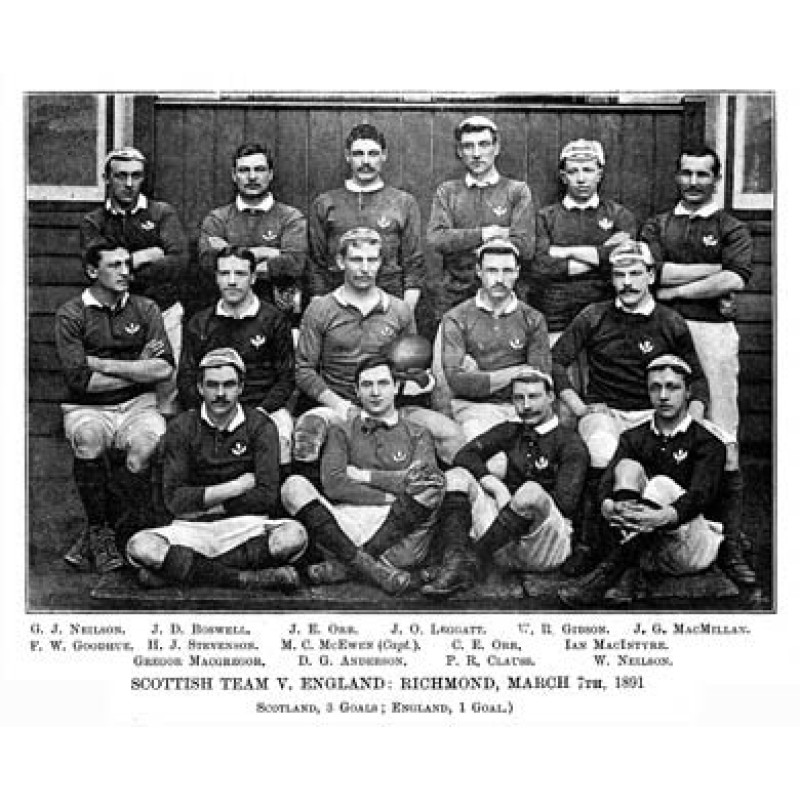Scotland, v England, 1890