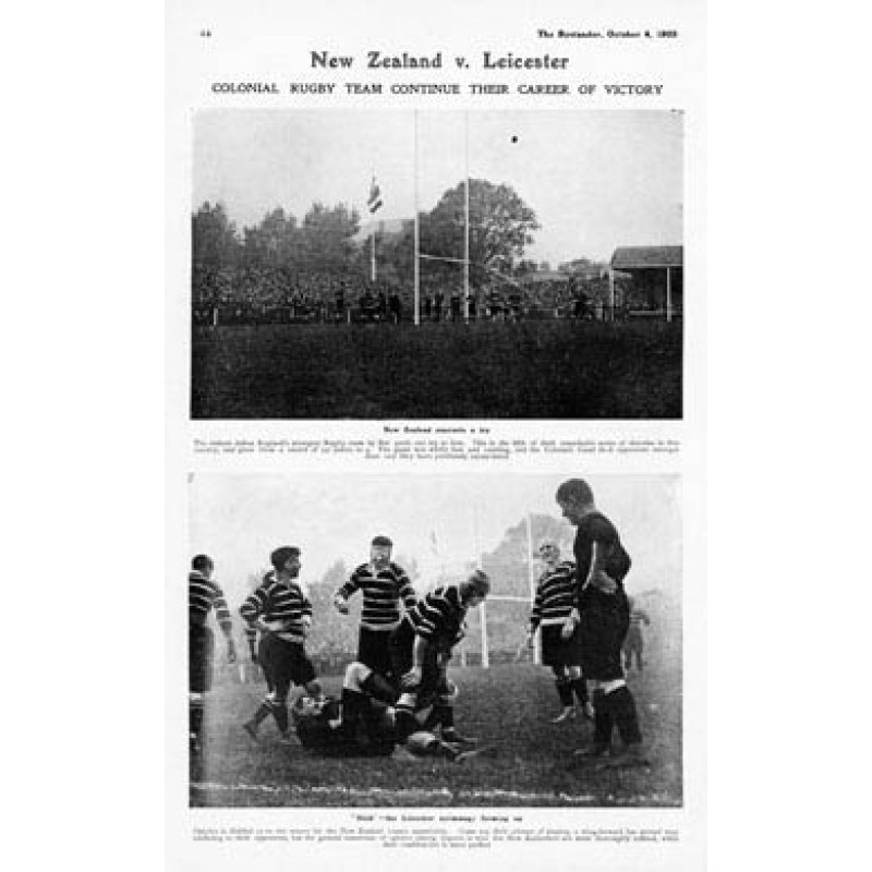 Leicester v New Zealand, 1905