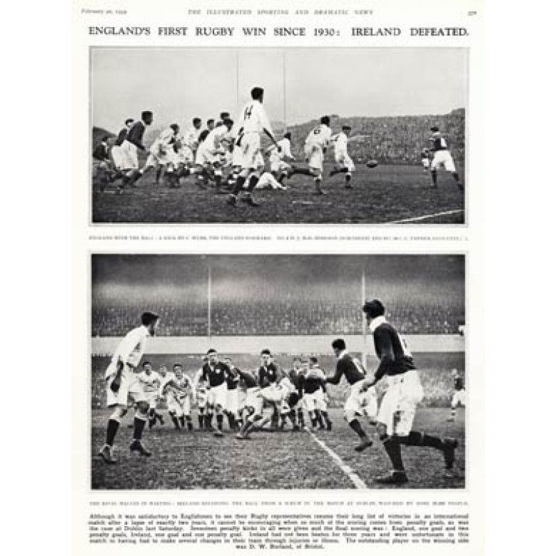 Ireland v England, 1932