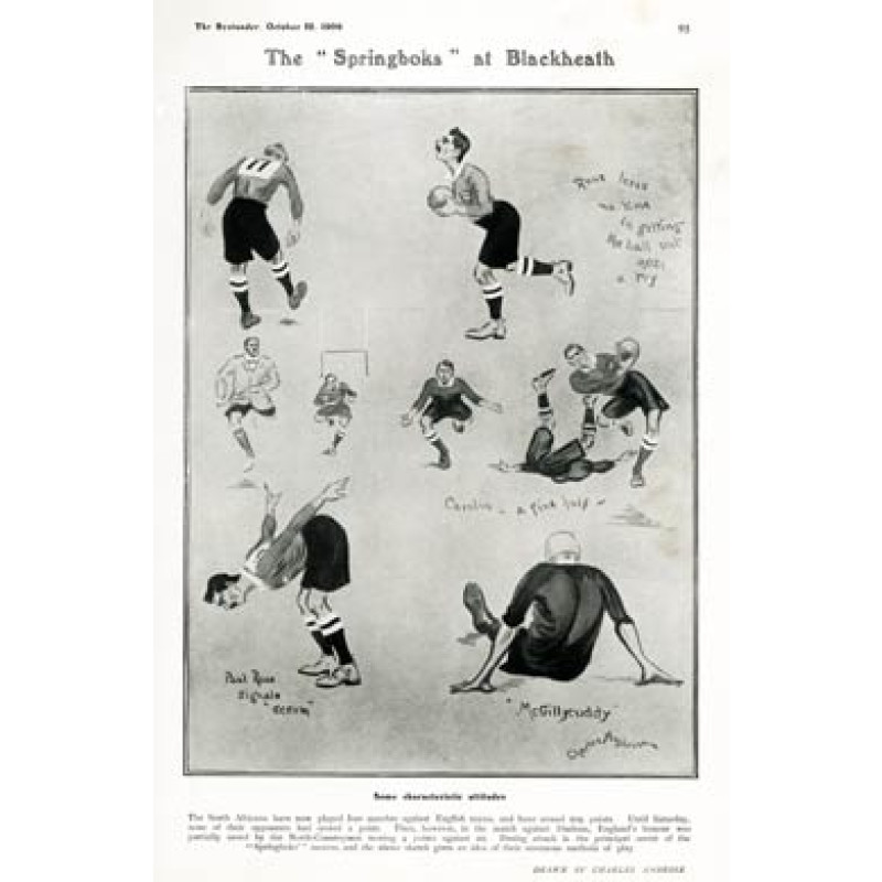 South Africa v Blackheath, 1906